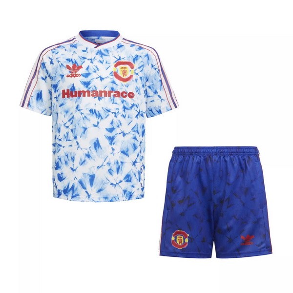 Camiseta Manchester United Human Race Niños 2020-2021 Azul